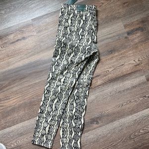 Snake skin jeans NEVER WORN